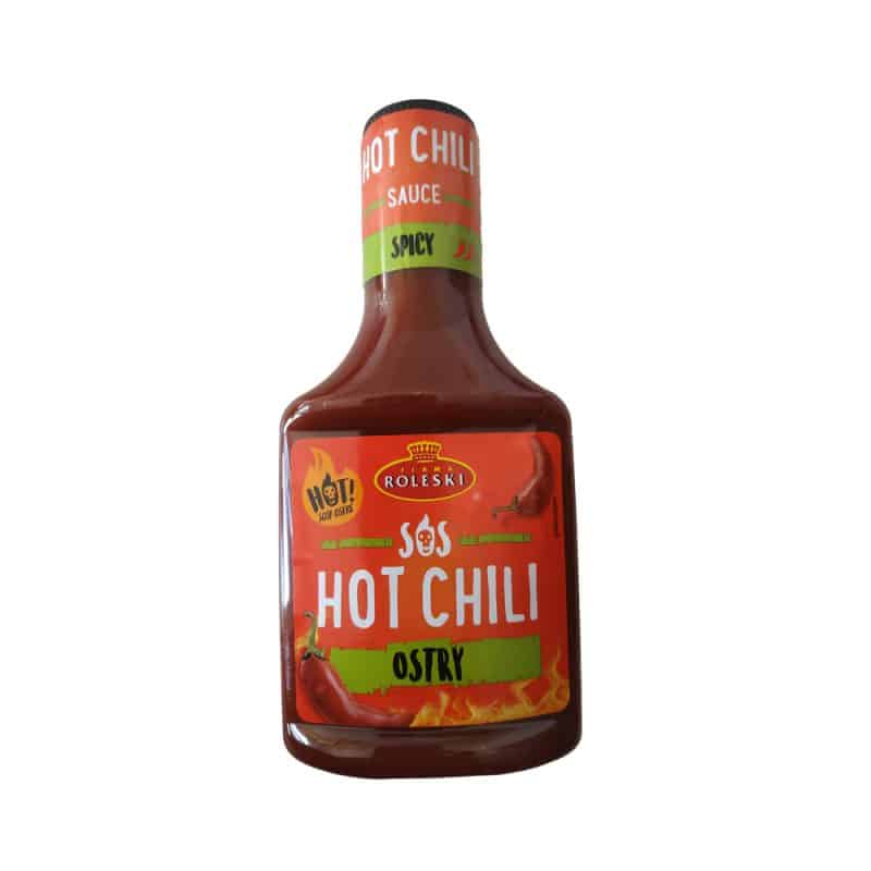 Kép erről: ROLESKI Hot Chili ostry 355gr Összetevők: paradicsom (147 gr, 100 gr szószban), cukor, spiritusz ecet, piros kaliforniai paprika, módosított keményítő, chili(1,9gr), só, gyömbér, hagyma, fokhagyma, Scotch Bonnet Chili (0,2%)