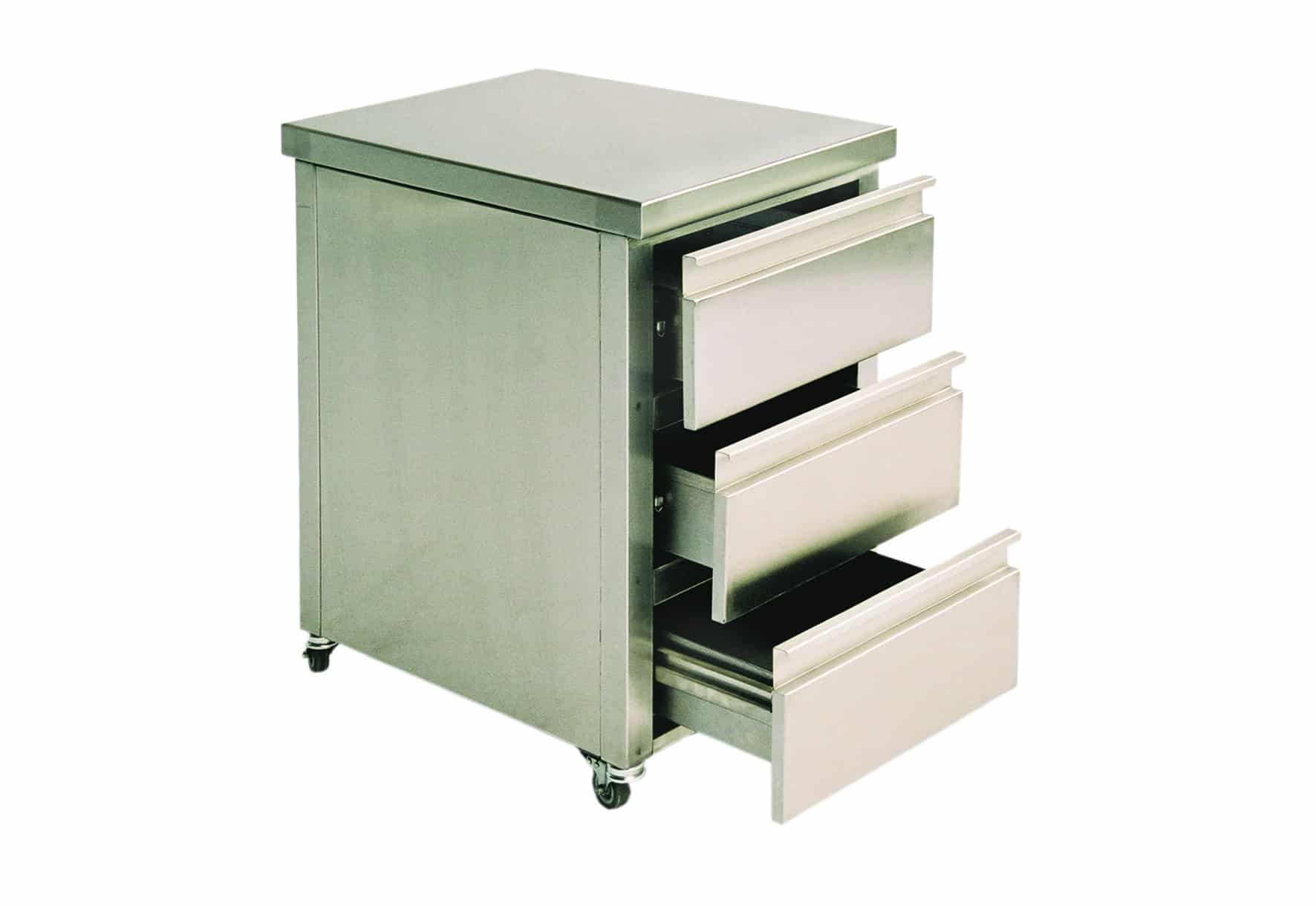 Fiókos szekrény-H5441100- rozsdamentes acélból