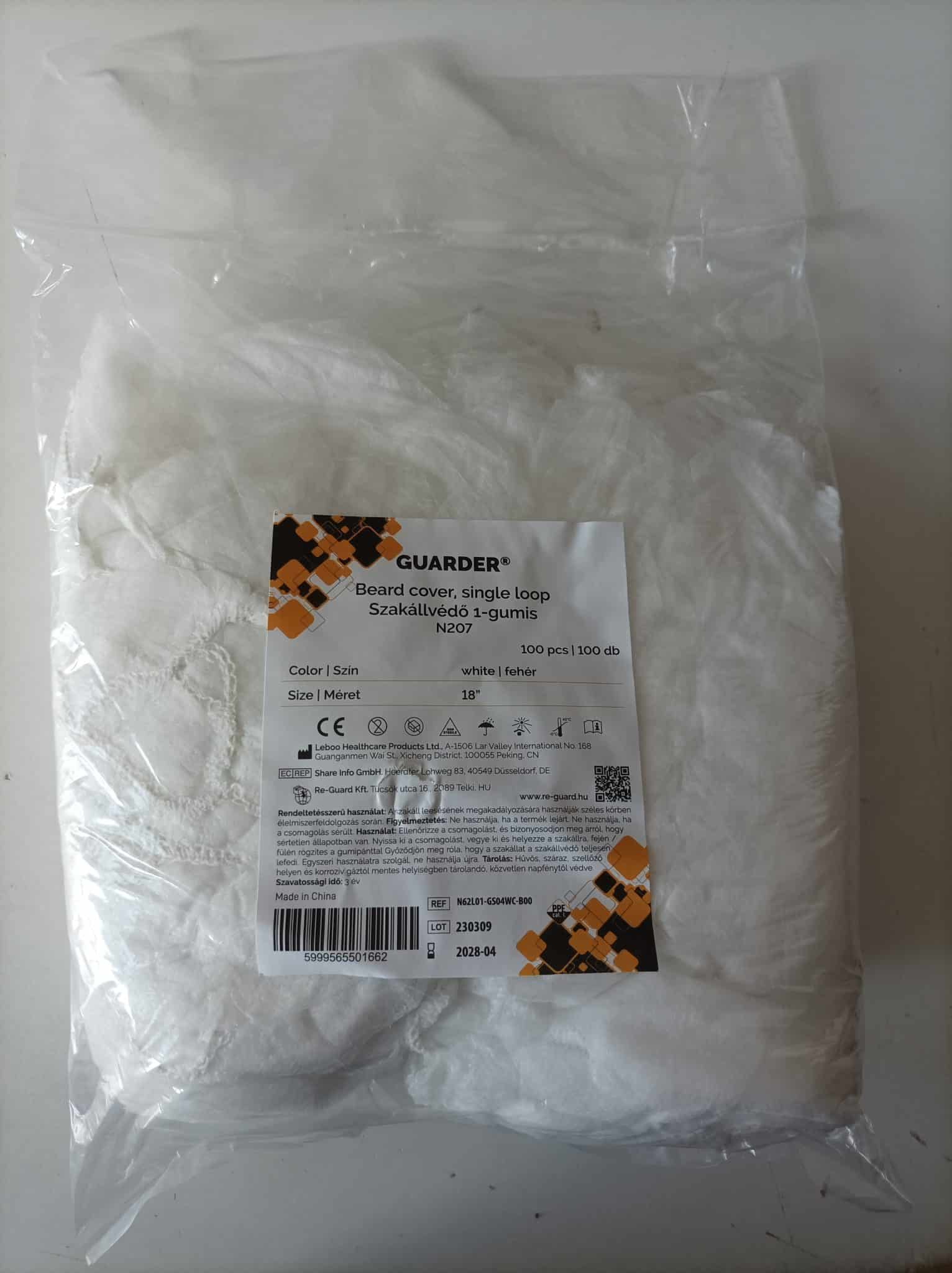 Szakállvédő 1 gumis