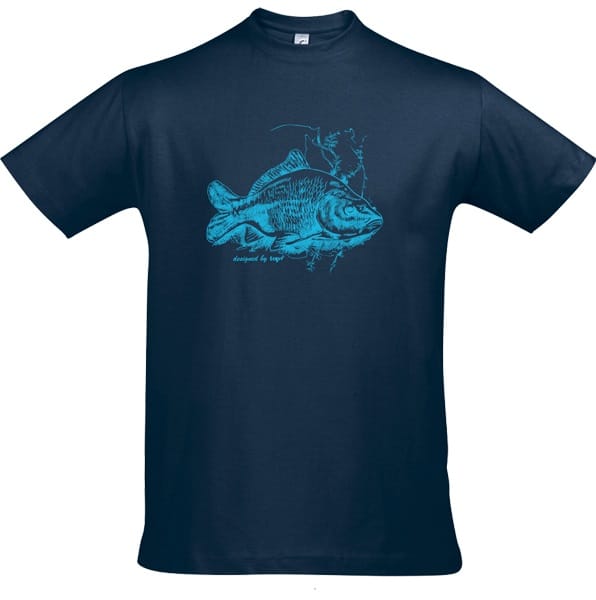 Kereknyakú ponty mintás póló