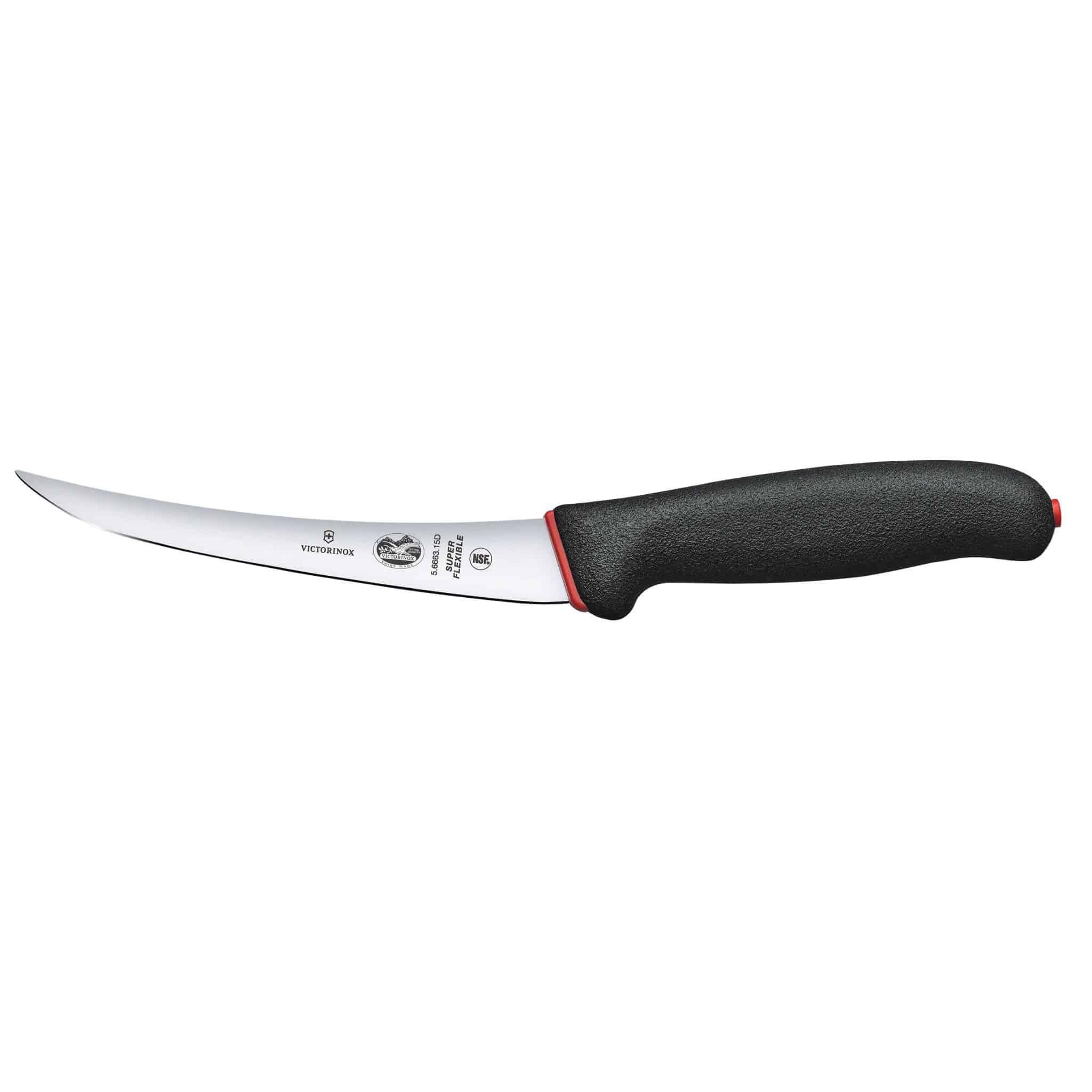 Victorinox Fibrox Dual Grip ívelt pengéjű félflexibilis csontozókés 15cm